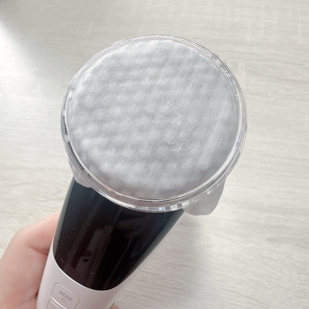 拭き取りにはトナーパッドも◎