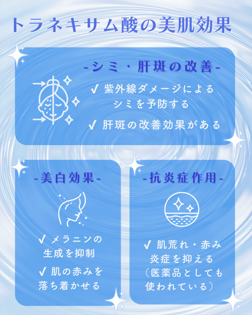 トラネキサム酸の美容効果は？