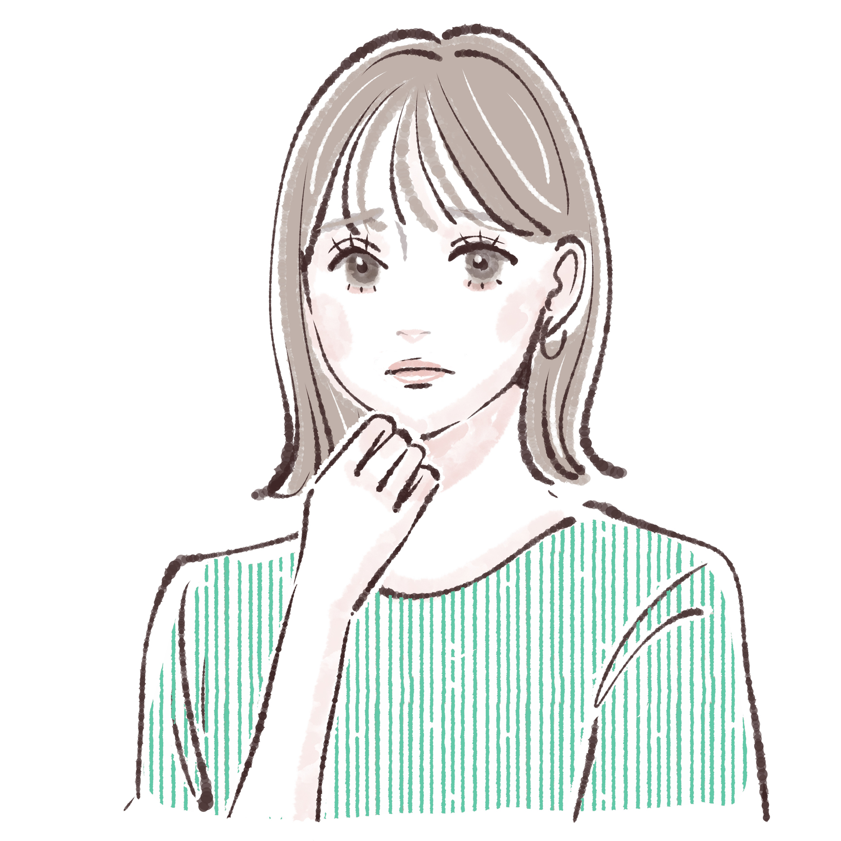 ニキビに悩むA子さん