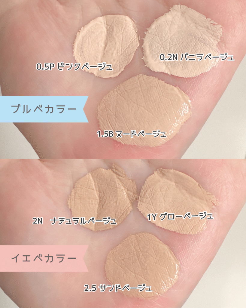 ブルベ・イエベ別おすすめのカラー