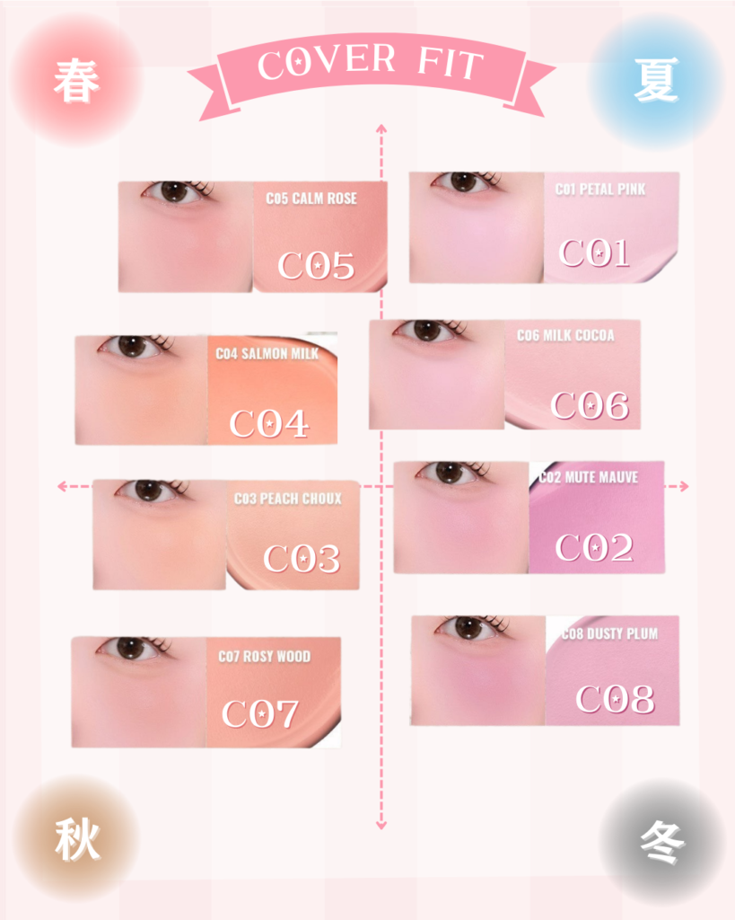 【イエベ・ブルベ】パーソナルカラー別おすすめカラー