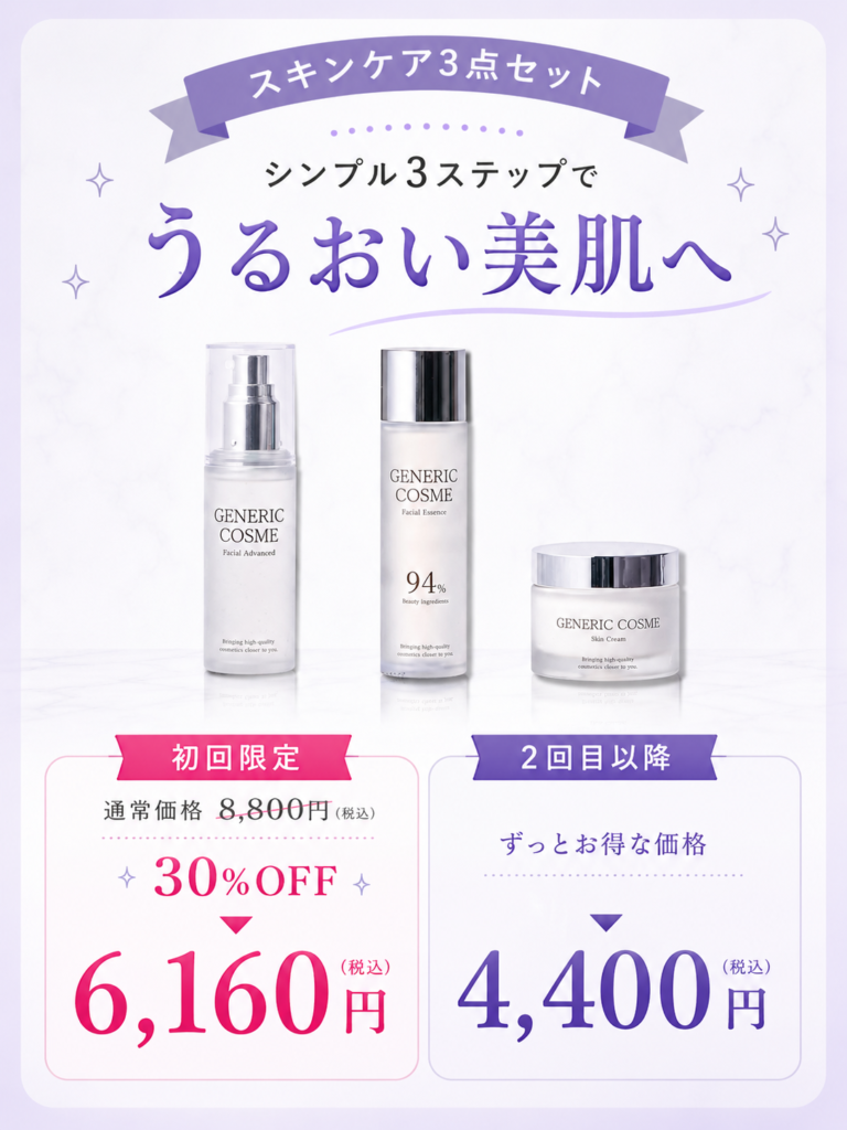 ジェネリック化粧品 定期便