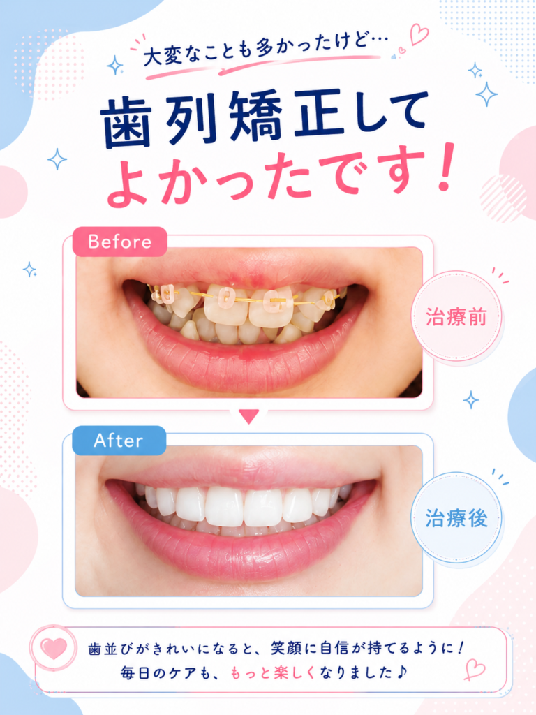 大人の歯列矯正、27歳からはじめてどうだった？