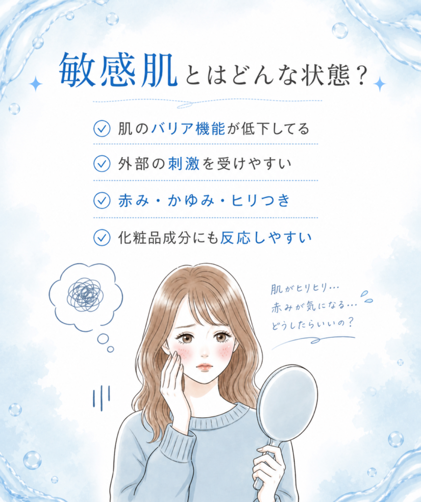 敏感肌とはどんな状態？