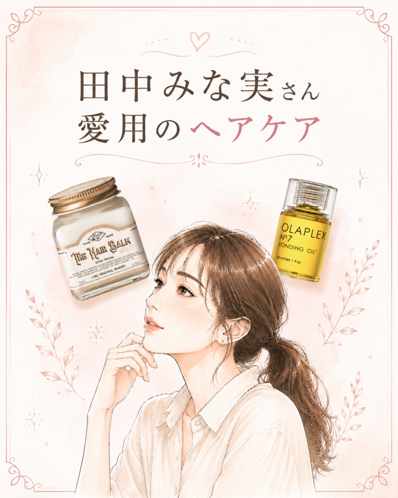 田中みな実さん愛用のヘアケア
