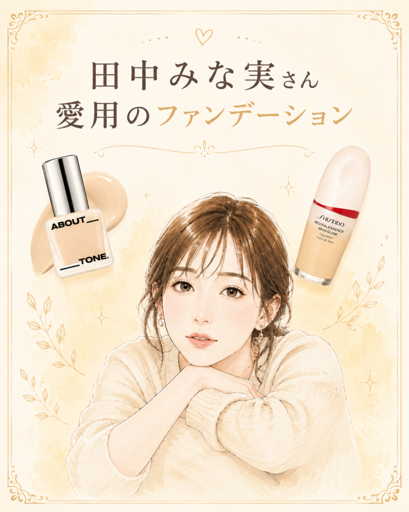 田中みな実さん愛用のファンデーション