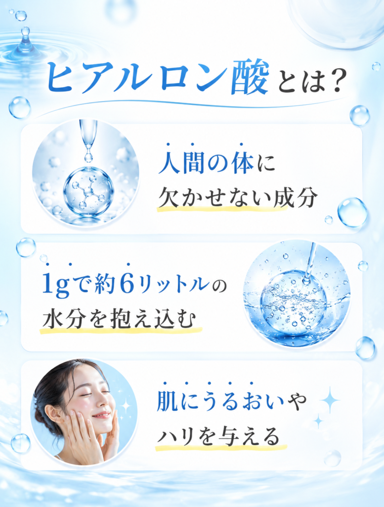 ヒアルロン酸はどんな成分？