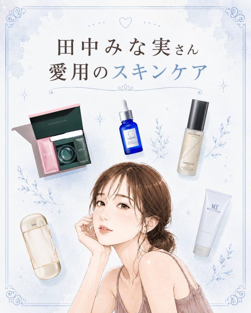 田中みな実さん愛用のスキンケア