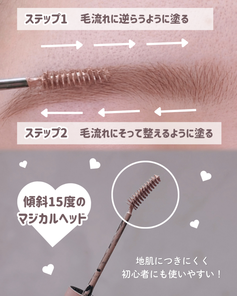 傾斜15度のマジカルヘッドが塗りやすい