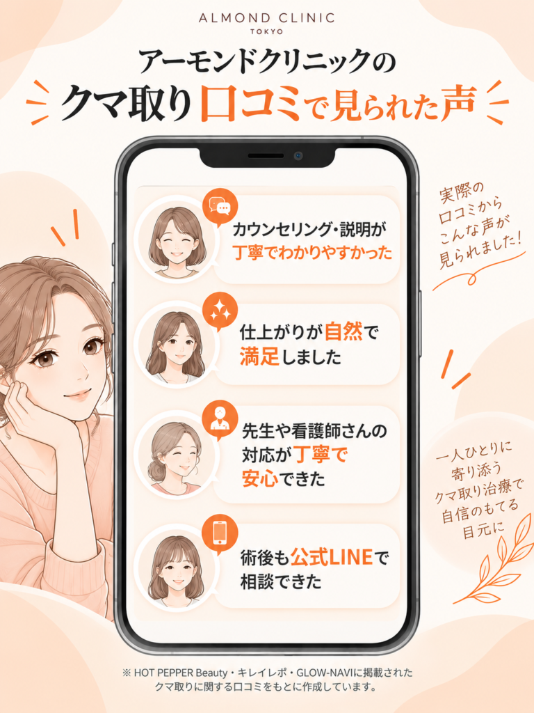 アーモンドクリニックのクマ取り料金