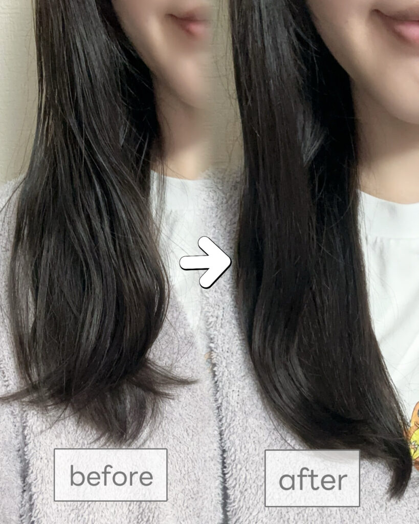 ラブクロム インバスは乾いた髪にも使える？