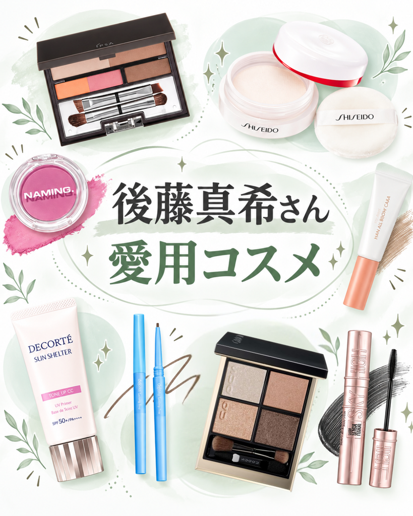 後藤真希さん愛用メイクアイテム